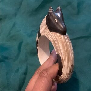 Animal-Themed Bangle Bracelet